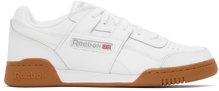 Photo: Reebok Classics White Workout Plus Sneakers