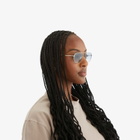 Monokel Dion Sunglasses in Silver/Blue 