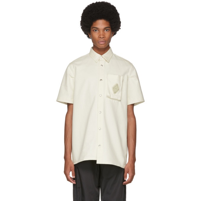 Photo: A-Cold-Wall* Off-White Short Sleeve Pocket Shirt