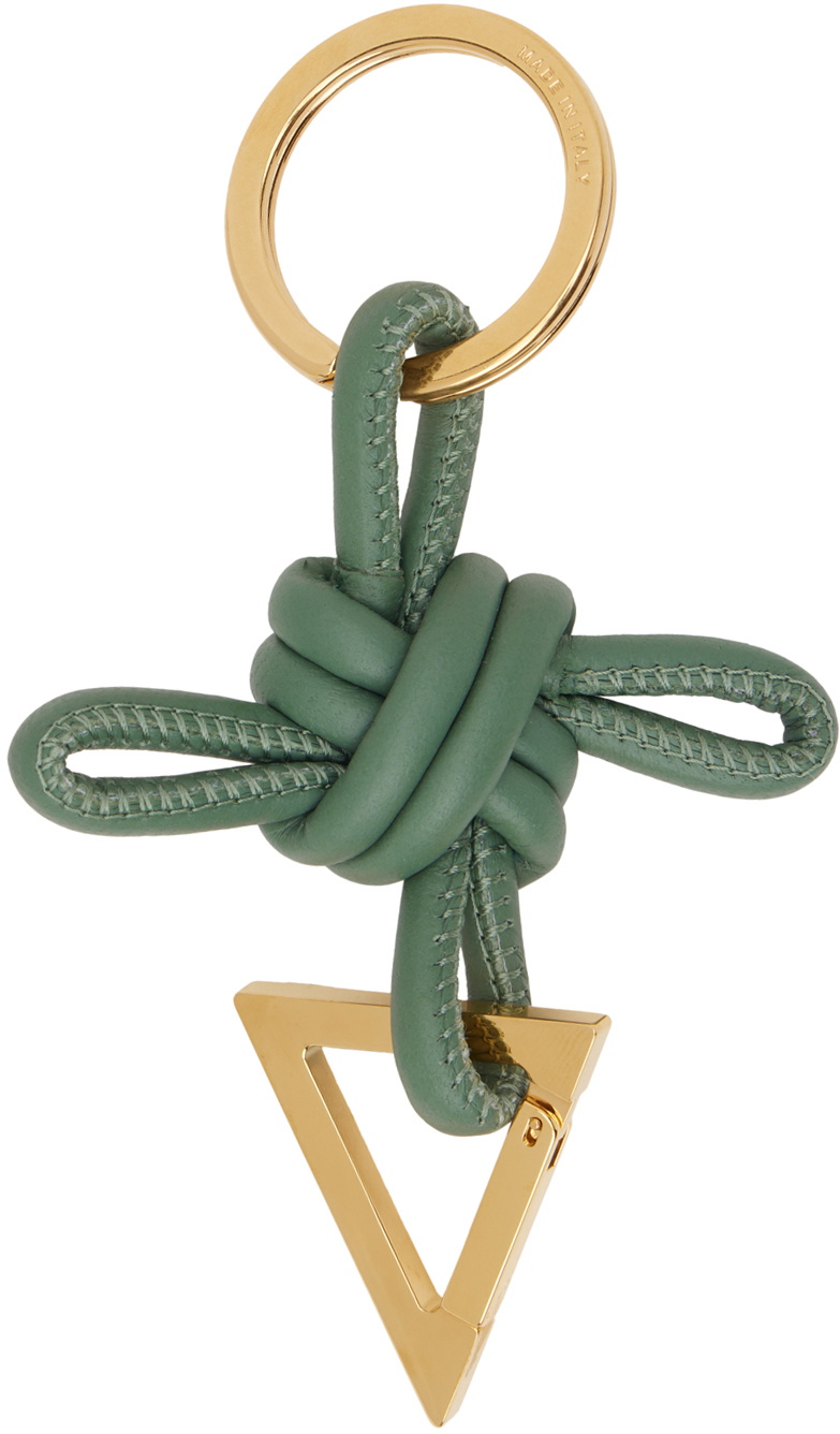 【関税＆送料込み】Bottega Veneta Triangle Key Ring With Ho Bottega Veneta® Men's Triangle Key Ring in Parakeet. Shop