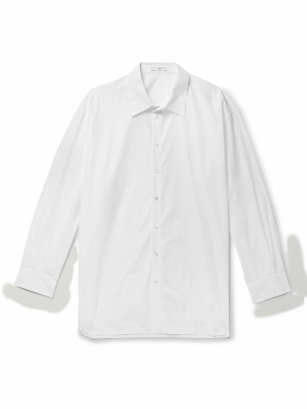 Photo: The Row - Lukre Oversized Cotton-Poplin Shirt - White