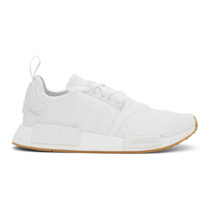 Photo: adidas Originals White NMD R1 Sneakers