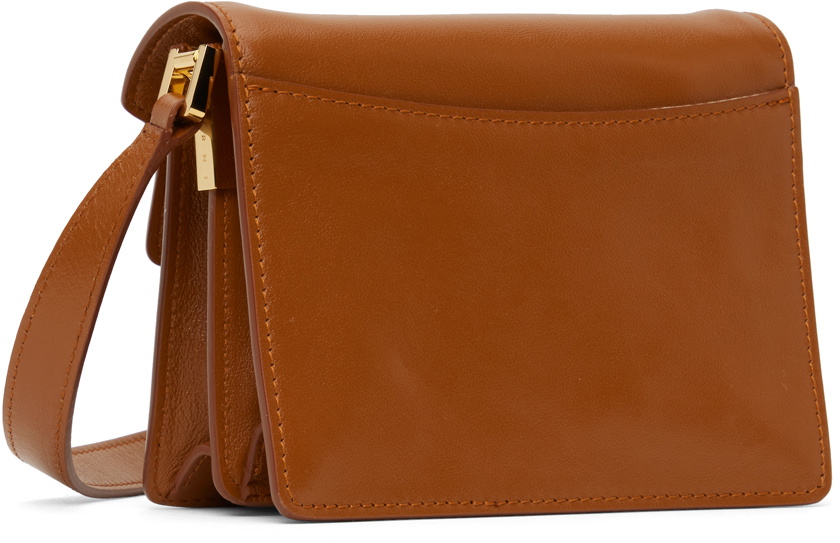 Marni Brown Mini Soft Trunk Bag Marni