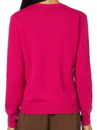 MC2 Saint Barth Woman Crewneck Fuchsia Sweater With St. Barth Embroidery