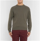 Brunello Cucinelli - Wool, Cashmere and Silk-Blend Sweater - Army green