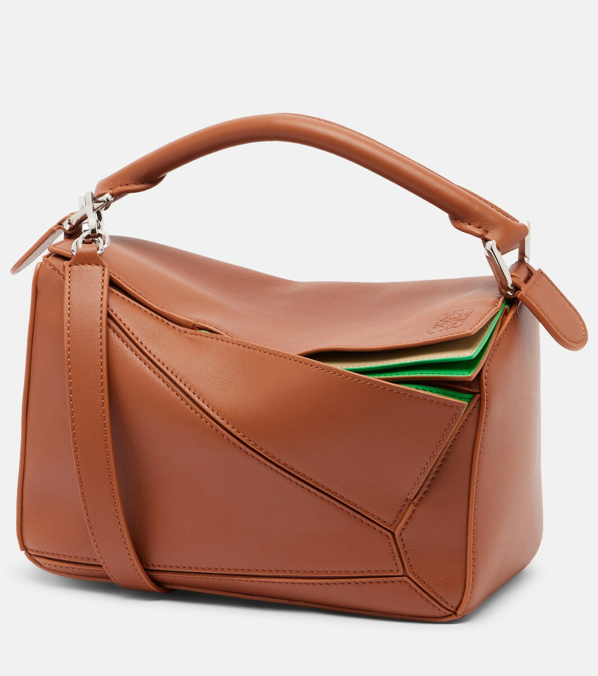 Loewe Puzzle Small layered top-handle bag