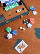 Ralph Lauren Home - Sawyer Leather-Trimmed Checked Canvas Poker Set