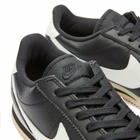 Nike Women's W Cortez 23 Premium Sneakers in Black/Sail Alabaster
