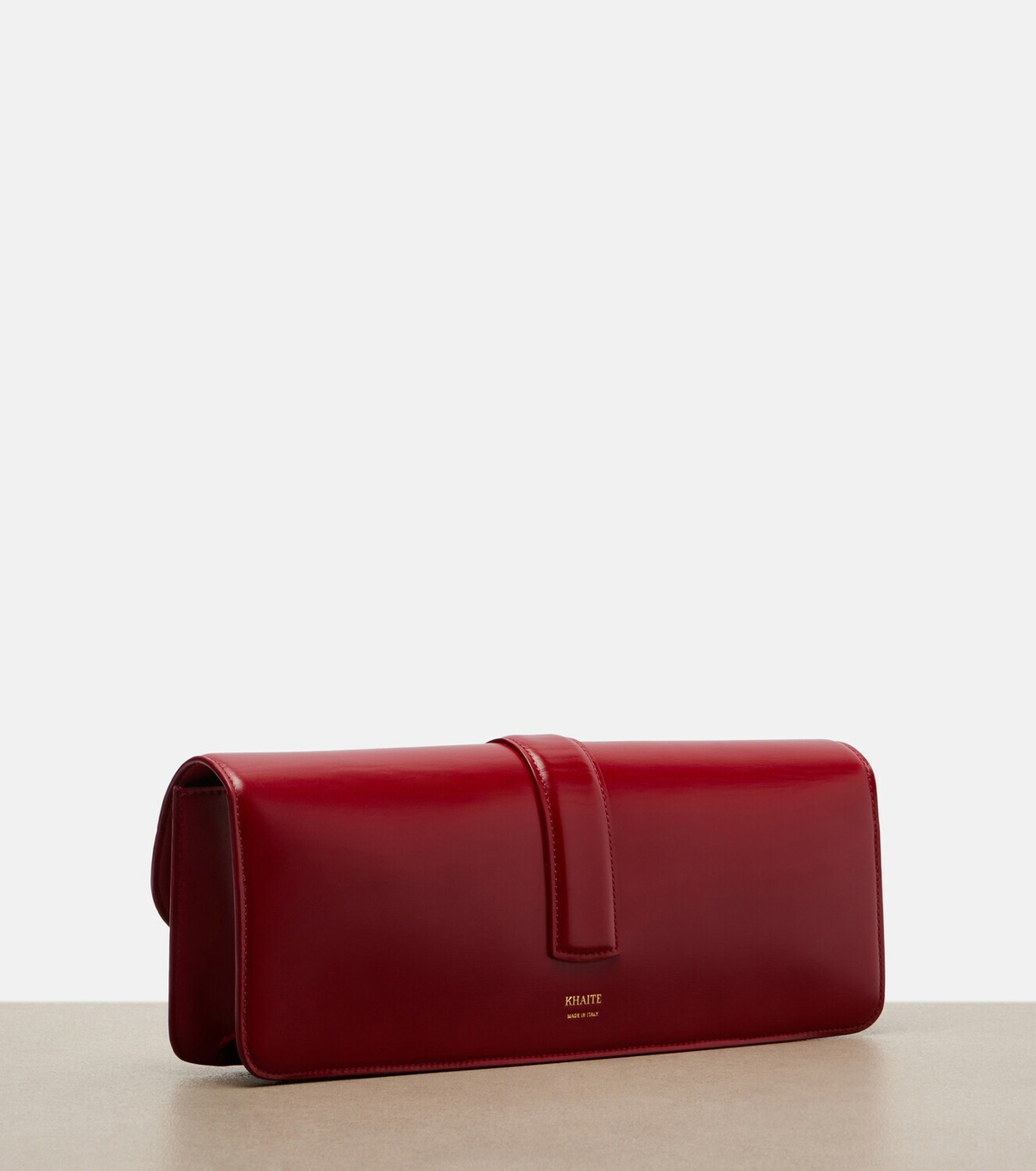 Khaite Blake leather clutch