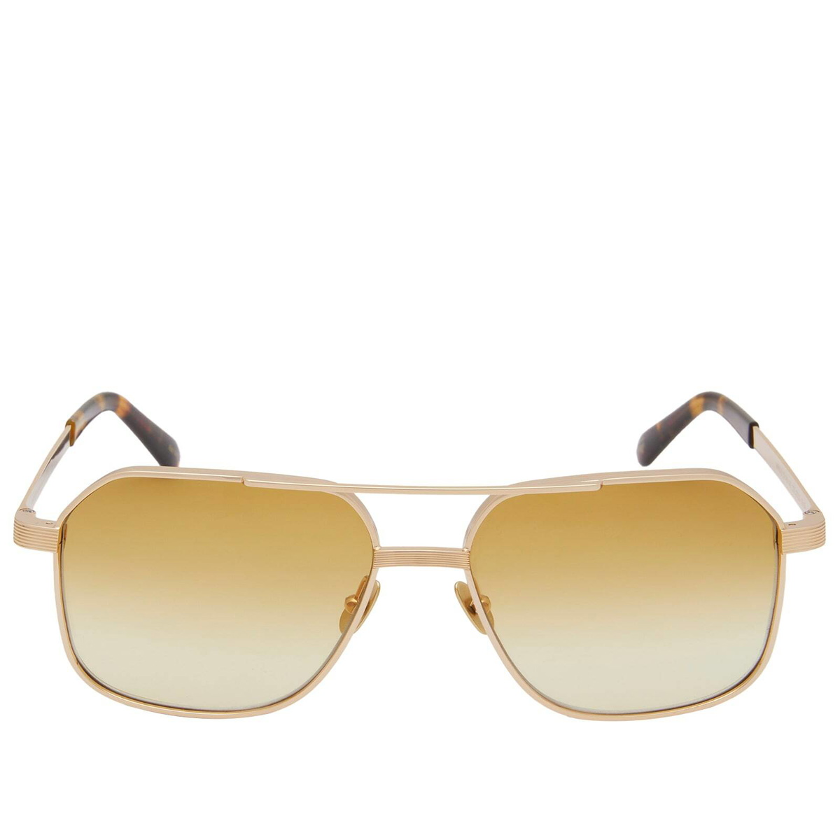 Moscot Mingle Sunglasses in Gold/Chestnut Fade