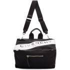 Givenchy Black Band Logo Pandora Messenger Bag