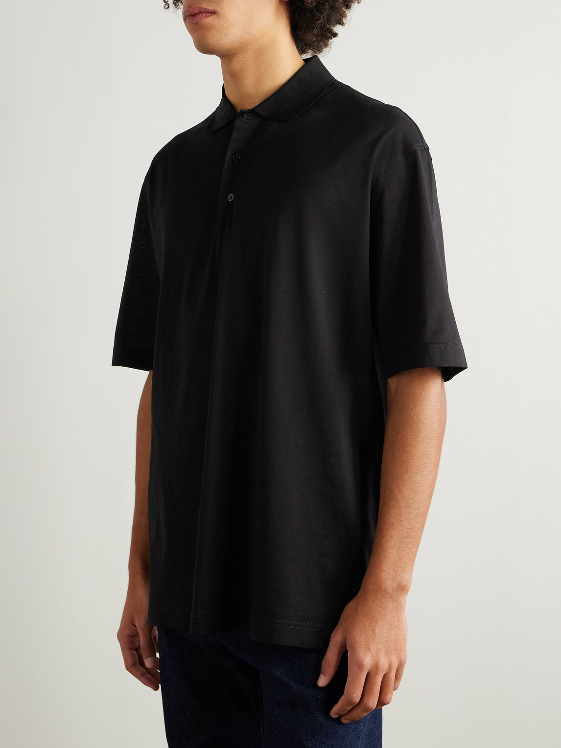Charvet - Cotton Polo Shirt - Black