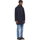 Levis Made and Crafted Navy LMC Drovers Coat