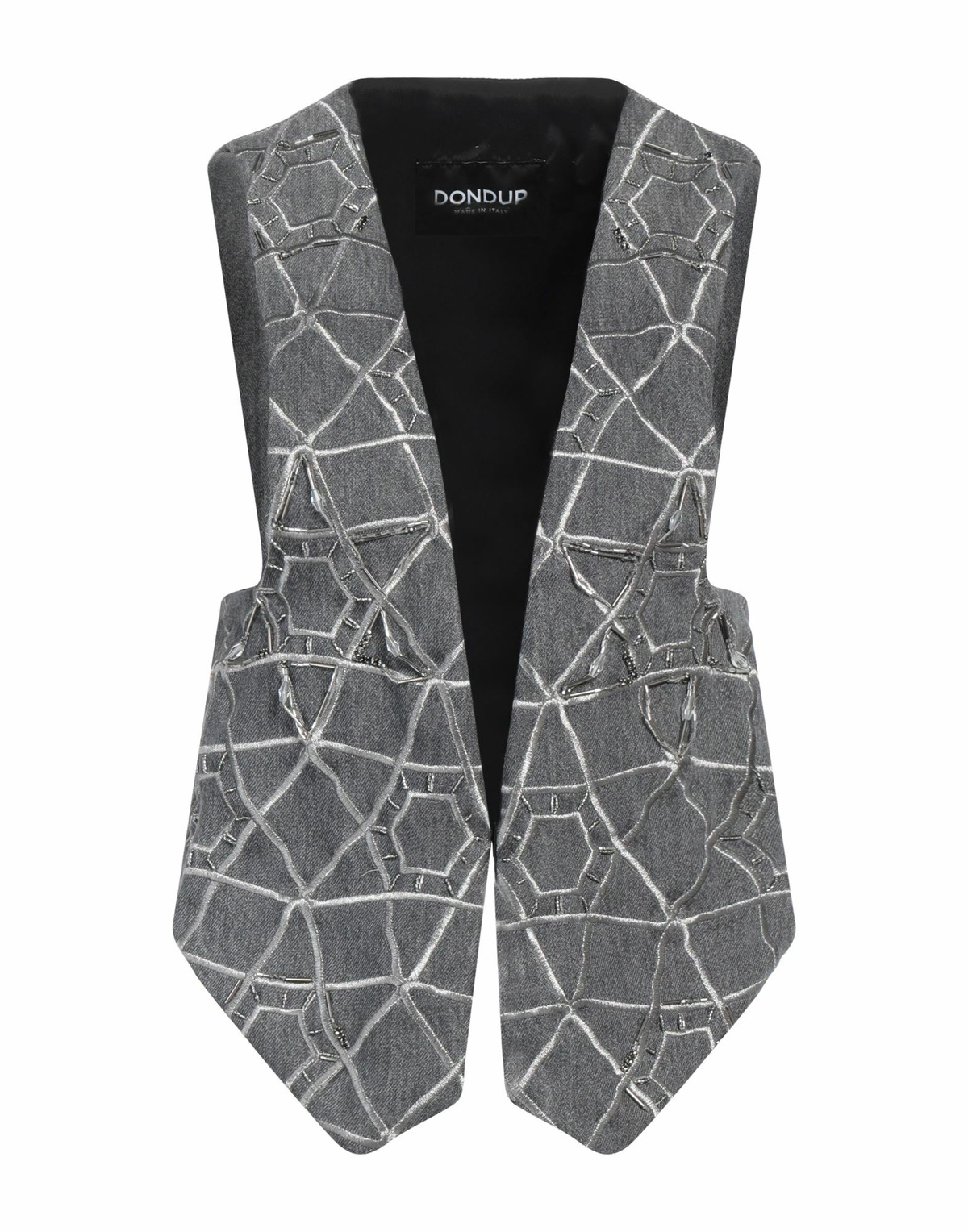 Dondup Womens Tailored Vest in Grey