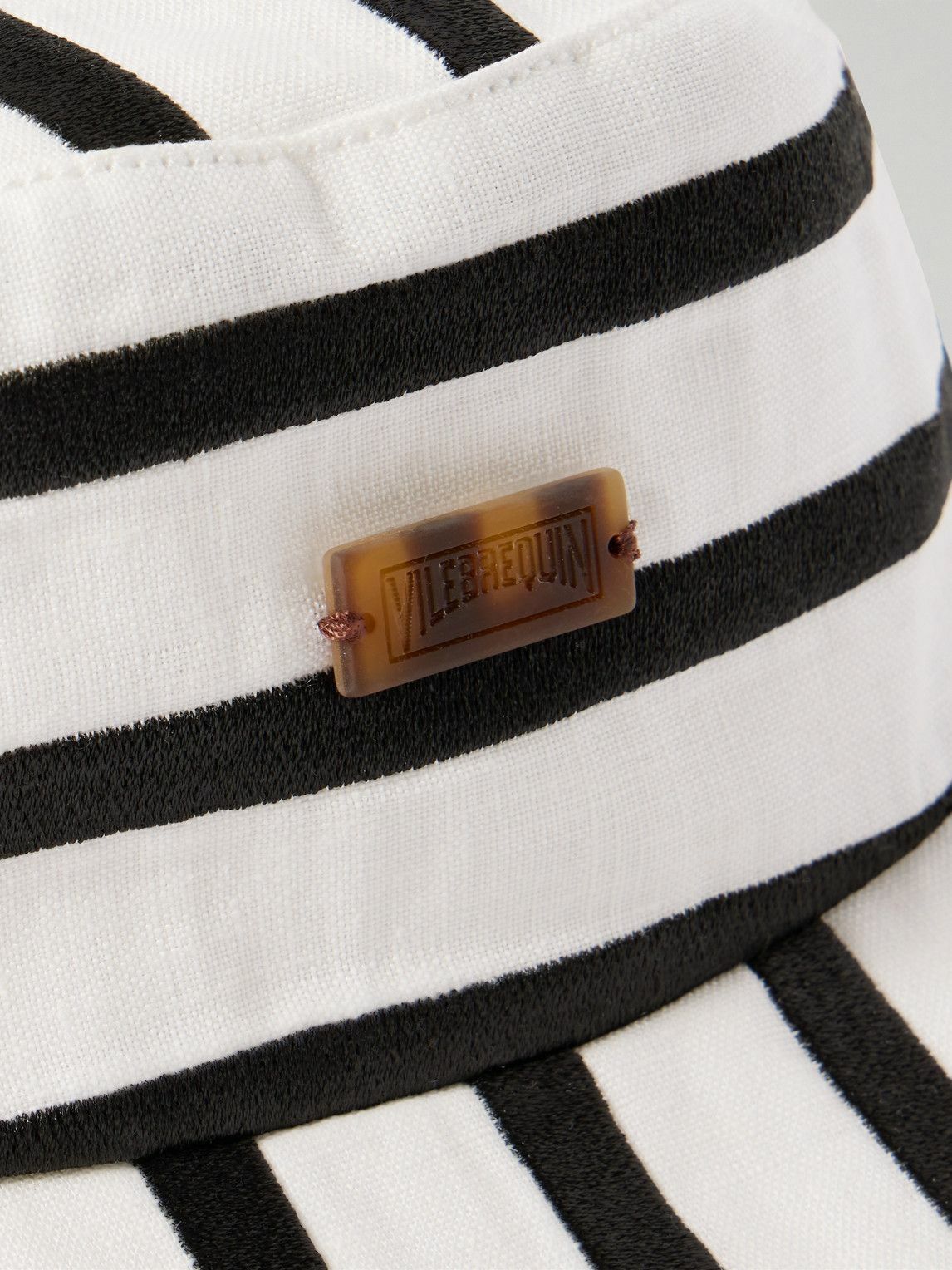 Vilebrequin - Bohème Striped Logo-Appliquéd Linen Bucket Hat