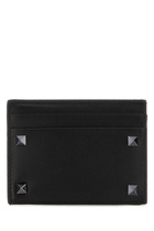 Valentino Garavani Black rockstud Card Holder