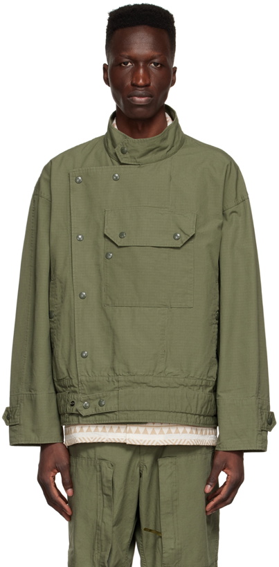 Photo: Engineered Garments Green Cotton Jacket