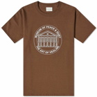 Museum of Peace and Quiet Headquarters T-Shirt in Brown