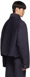 SPENCER BADU Navy Cotton Jacket