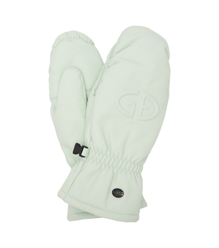 Photo: Goldbergh Hilja logo leather mittens