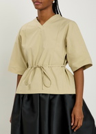 Calvin Klein Lynn Cotton-poplin T-shirt Green