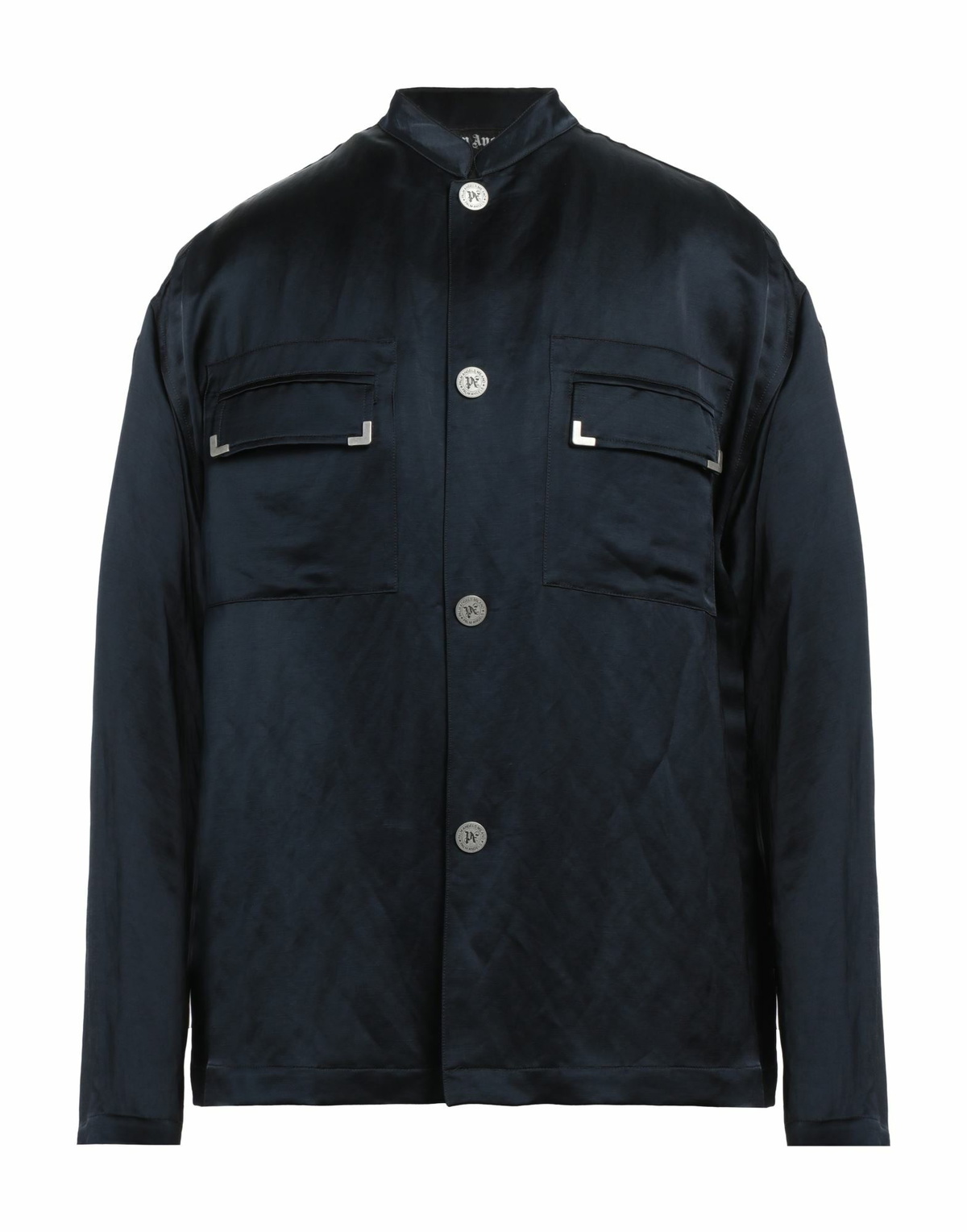 Palm Angels Mens Shirt Midnight in Blue