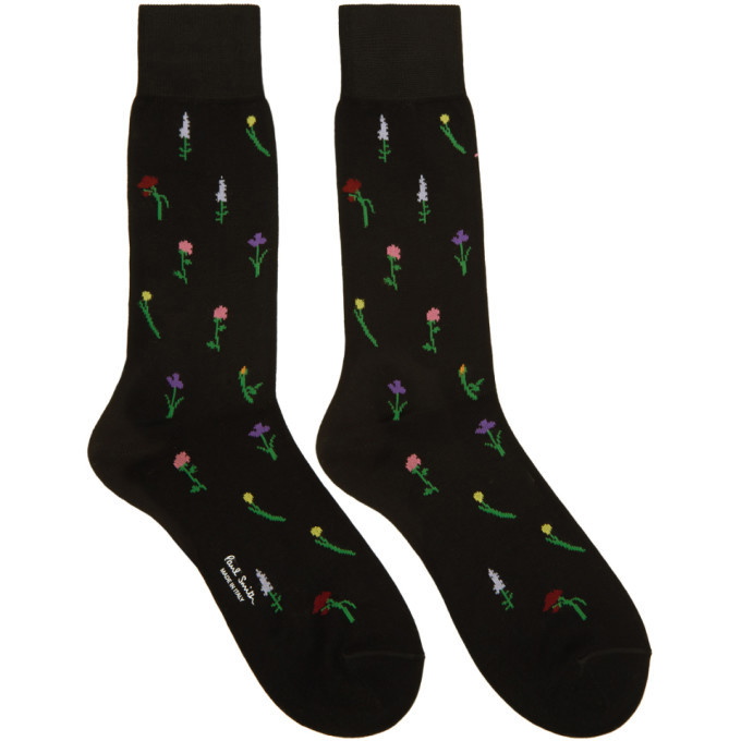 Photo: Paul Smith Black Tiny Flowers Socks