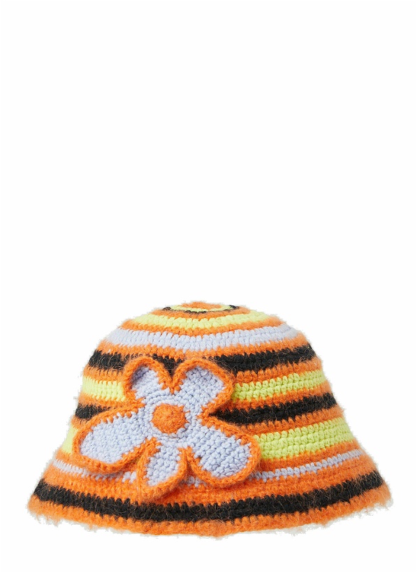 Photo: Biosis Crochet Bucket Hat in Orange