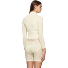 ISA BOULDER SSENSE Exclusive Off-White Biscuit Turtleneck