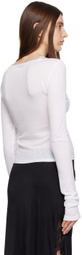 VAILLANT White Layered Cardigan