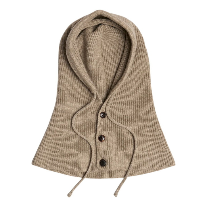 Photo: FrizmWORKS Men's Merino Wool Knit Balaclava in Oatmeal