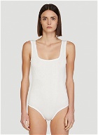 Crinkle Swimsuit in White