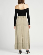 Crossley Womens Maxi skirt Khaki