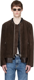 OUR LEGACY Brown Drift Suede Jacket