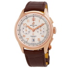 Breitling Premier B01 Chronograph Automatic Rose Gold Dial Mens Watch RB0145371G1P2