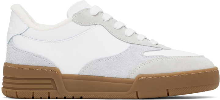 Photo: Moschino White & Gray Streetball Sneakers