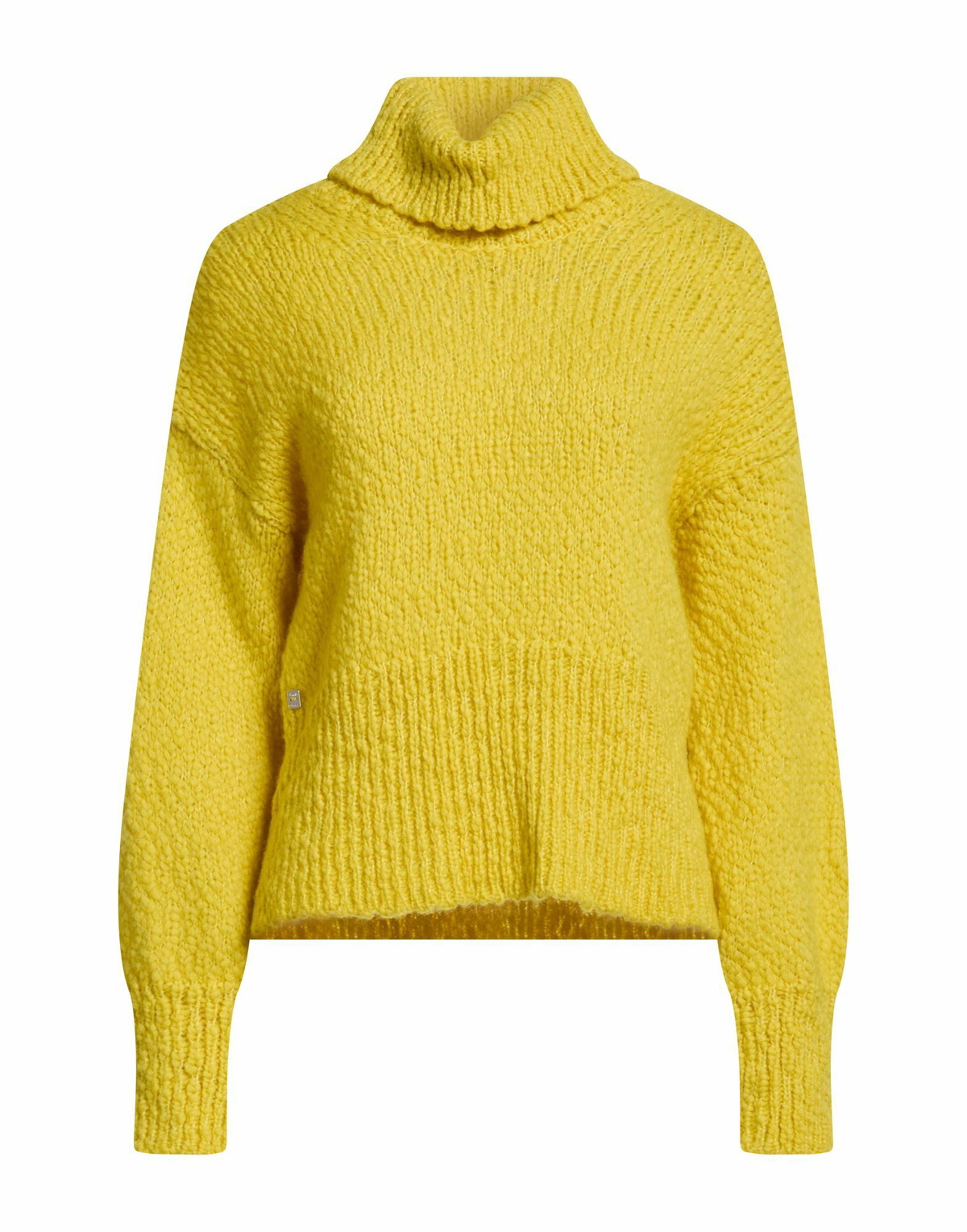 Manila Grace Womens Turtleneck in Yellow