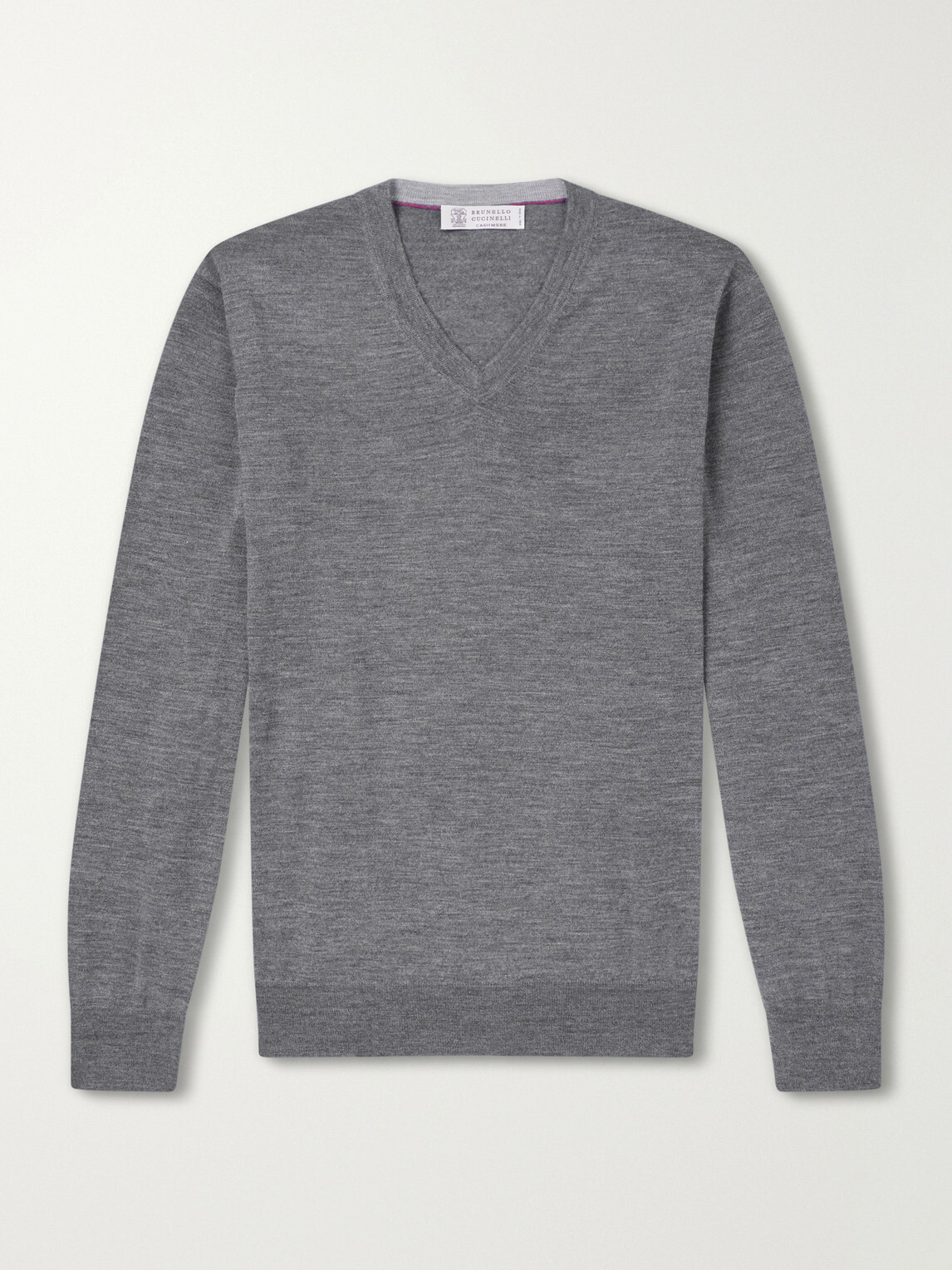 Brunello Cucinelli - Wool and Cashmere-Blend Sweater - Gray