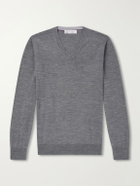 Brunello Cucinelli - Wool and Cashmere-Blend Sweater - Gray