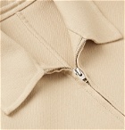 AMI - Cropped Wool-Blend Twill Jacket - Neutrals