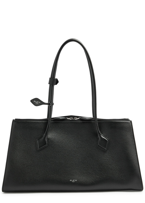 Photo: Alaïa Le Teckel Grained Leather Tote - Black - One Size
