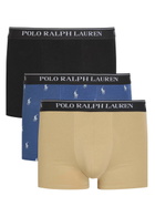 Polo Ralph Lauren Classic Stretch-cotton Trunks set of Three Multicoloured