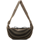 LEMAIRE Beige & Brown Croissant Filt Bag