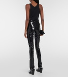 Junya Watanabe Vinyl slim pants