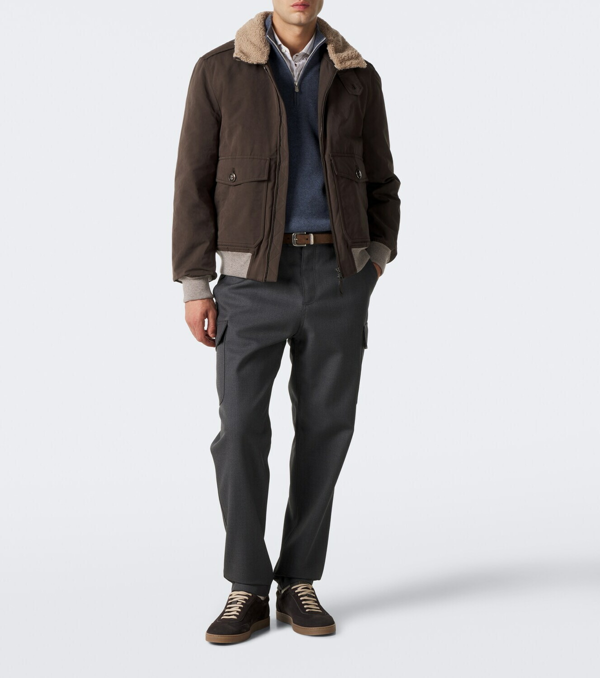 Brunello Cucinelli Wool straight pants
