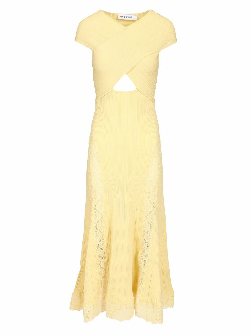 self-portrait Ribbed Knit Dress Self-Portrait self-portrait Ribbed Knit Dress Self-Portrait