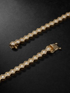 KOLOURS JEWELRY - Hexagon XXXLarge 18-Karat Gold Diamond Necklace