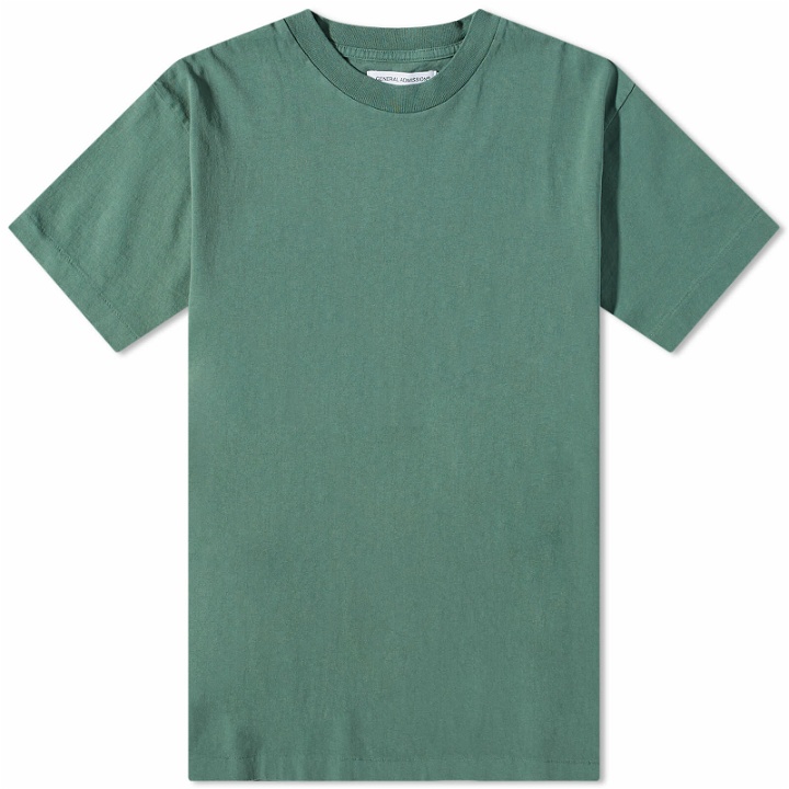 Photo: General Admission Men's Loose Knit T-Shirt in Olive