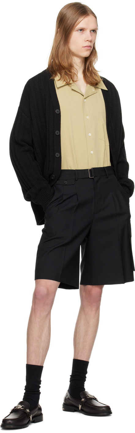 Dunst Black Pocket Shorts