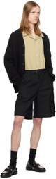 Dunst Black Pocket Shorts